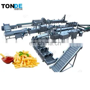 High Capacity Potato Chips French Fries Production Line Frozen French Fries Making Machines thumbnail-1