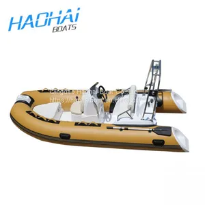 Zodiac Fiberglass Mini Inflatable Rib Boat 12.8 ft RIB 390 Boat thumbnail-4