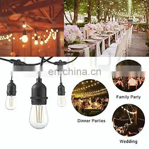 Hot Selling S14 LED String Lights for Holiday Garden Patio Christmas Use Fairy Lightswith 48ft E27 Waterproof Decoration Outdoor thumbnail-3