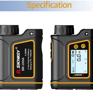 Sndway Laser Range Finder 6x Telescope 600M/1000m/1500m for Hunting Golf Measuring thumbnail-4