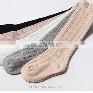 New Spring and Autumn Baby High Lace Stockings, Girls' Solid Color Combed Cotton Loose Mouth Children thumbnail-4