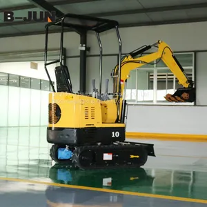 OEM/ODM High Quality 1 Ton Hydraulic Excavator Mini Garden Excavator Prices thumbnail-1