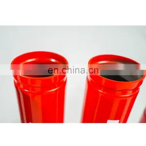 8" Red Epoxy Welded Steel Pipe Thread End SCH 40 thumbnail-2