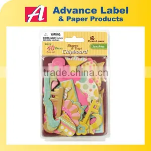 DIY Art & Craft Shapes & Tags Chipboard Scrapbook Decor thumbnail-1