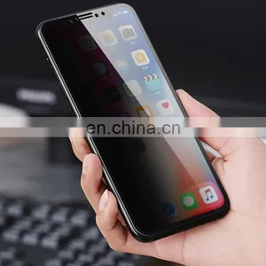 3D 5D Full Coverage Anti-Glare Keeping Secret Anti Shock Tempered Glass Privacy Screen Protector for Iphone x xr xs xs Max thumbnail-4
