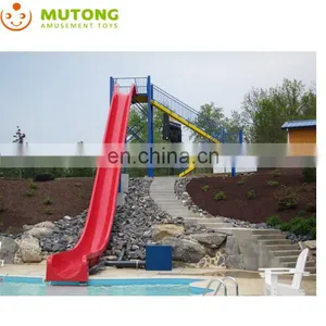 Fiberglass Slide Optimal Water Park Attraction For Recreation Pool Center thumbnail-1