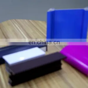 SHENGXIN Oval Aluminium Pipe Powder Coated Anodized Oval Aluminium Proiles for Oval Hanger Rail thumbnail-1