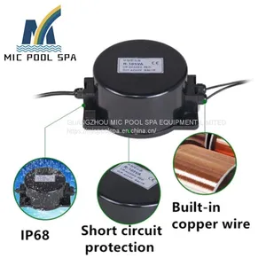 Supplier of Swimming Pool Equipment in China Outdoor Waterproof Transformer 12v Ac Output For Led Underwater Light thumbnail-1