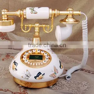 Fancy Corded Antique Style Landline Telephone thumbnail-1
