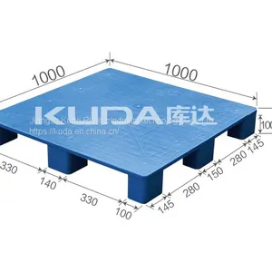 Low Cost Distrubution Pallet From China Manufacturer 1010B PBJJ PLASTIC PALLET thumbnail-1
