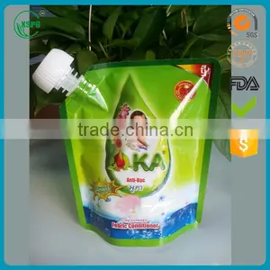Customized Printing Doypack Liquid Stand up Spout Pouch thumbnail-1
