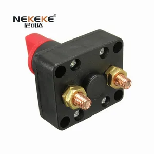 NEKEKE Auto Battery Switch High Current Battery Disconnect Isolator Cut Off Kill Switch thumbnail-5