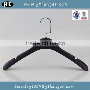 HA6878 Cheap Notched Plastic Hanger Rubber Coated Clothes Hanger thumbnail-4