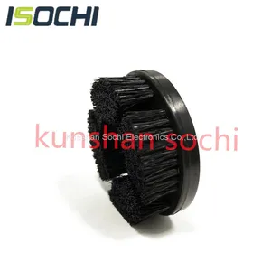 PCB Weike 4-9mm Router Machine Brush Manufacturer Black Cleaning OD 28mm CNC Pressure Foot Brush thumbnail-1