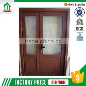 60 Series PVC Double Glass Interior Pvc Door thumbnail-2