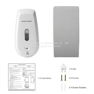 Commercial Refillable 500ml Plastic Automatic Wall-mount Sanitizer Liquid Spray Soap Dispenser thumbnail-5
