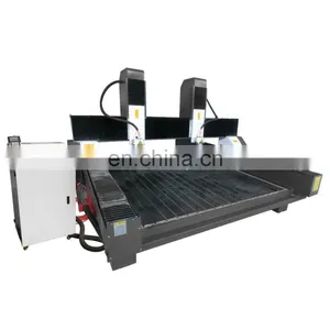 Double Heads 3D Stone Marble Professional Carving CNC Machinery Processing Granite Marble Tombstone Stone Engraving Carving thumbnail-2