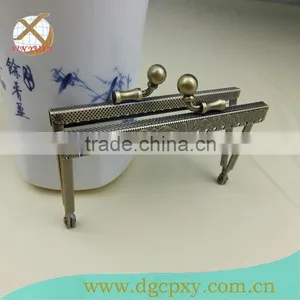 10.5*6cm Antique Grass Metal Purse Handle Bag Frame for Ladies Bag thumbnail-2