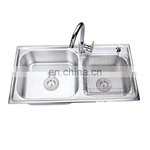 Double Bowl Undermount Sinks Steel Kitchen Sink Supplier thumbnail-4