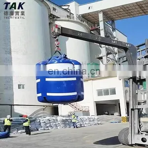 OEM 3 Ton Big 5 Tons Recycled UV Stable Big FIBC Bulk Bag Jumbo Transportation Storage Bag Pvc Ton Bag thumbnail-4