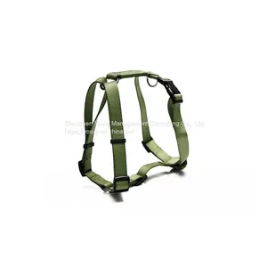 Wholesale Outdoor Nylon Adjustable H Style Custom Dog Harnesses thumbnail-1