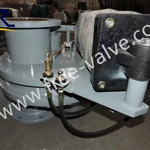 Pneumatic Tungsten Carbide Rotary Double Disc Gate Valve FRXZ644Y thumbnail-2