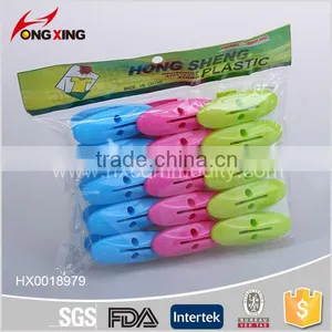 Laundry Accessories 18 Pcs Plastic Colored Spring Clothespins thumbnail-5