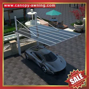 Outdoor Aluminum Polycarbonate Parking Car Canopy Awning Garage Carport Shelter for the Backyard thumbnail-2