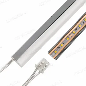 30/40/50CM Cabinet Glass Bar Light ,8MM 10MM Thick Floating Shelf Clamp Gradevin 12V Dim LED Linear Strip With Sensor thumbnail-4
