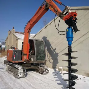 High Efficiency Compact in Size 70-310Bar Oil Pressure Excavator Hydraulic Earth Drill Auger thumbnail-2