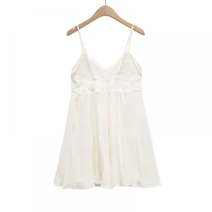 2025 Summer New European and American French Sweet and Sexy Suspender Backless Dress thumbnail-3
