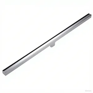 Factory Price Modern Stainless Steel Minimalist Linear Rectangular Bathroom Floor Drain Invisible Shower Room thumbnail-1