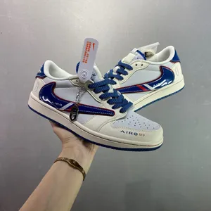 Nike Air Jordan 1 Low Customized AJ Collaboration Low-top Retro Sneakers, Comfortable Running Shoes for Men and Women thumbnail-5
