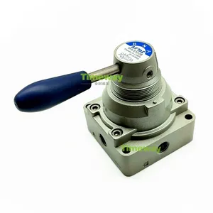 Pneumatic Switch Hand-turn Air Valve Cylinder Manual Hand Plate Reversing Valve 4HV310-08 4HV330-08 thumbnail-2
