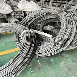 Hot Rolled Carbon Welded Q195 Q235 High Carbon Steel Wire Rod SAE1008 ASTM Standard Ungalvanized Spring Wire for Nails Netting thumbnail-2