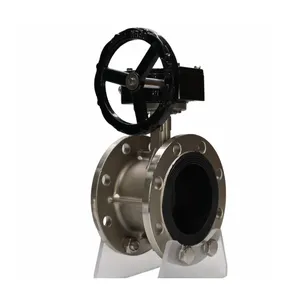 Manufacturer Direct Sales Stainless Steel Turbine Butterfly Valve Flange Type Soft Seal Butterfly Valve thumbnail-4