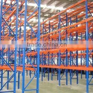 Orange Beam Pallet Rack thumbnail-4