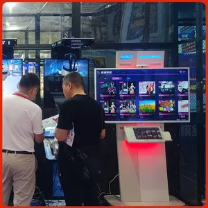Large-screen Two-player Dancing Machine, a Large-scale Coin-operated Entertainment Device for Children's Playgrounds and Video Game Arcades, Like the Famous 