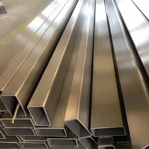 ASTM Standard 304 Stainless Steel Square Pipe 300 Series Grade for Industrial Fluid Transport Tube 2B Bending Cutting Spiral thumbnail-5