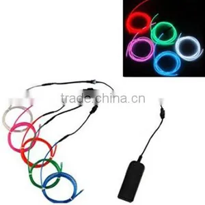 Portable 3V(2*AA-NOT Included)1.3mm EL Wire Kits thumbnail-1