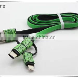 2016 New Products Multi Usb Connector Cable, 3 in 1usb Flat Cable thumbnail-2