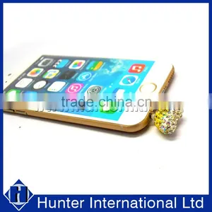Lovely Diamond Heart Smart Phone Dust Plug Charm thumbnail-1