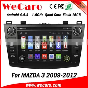 Wecaro in Dash Touch Screen Android 4.4.4 Car Radio Gps Dvd Player for Mazda 3 Factory Gps Navigation System 2009 2010 2011 2012 thumbnail-2