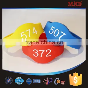 MDW408 High Quality! Custom Rfid Silicone Wristbands/bracelets for Events thumbnail-5