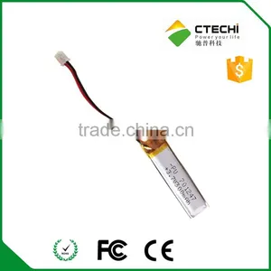 300mAh 701247 li Ion Polymer Battery With PCB and Wire Cordless Device Battery thumbnail-2