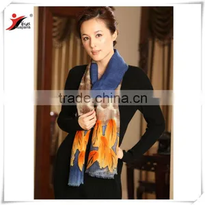 Western Style Women Cashmere Silk Scarf thumbnail-3