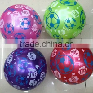 2015 Newest Design 9inch Promotional Inflated PVC FootBall,playground Football thumbnail-1