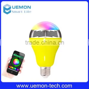 2016 Hot Sales Smart Home Products in China Market E27 Bluetooth Speaker Music Led Blub . thumbnail-3