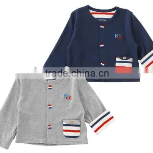 2016 Japanese Wholesale Products Cute Baby Boy Cardigan Outfits Infant Wear Children Garment Toddlers Kids Clothing thumbnail-2