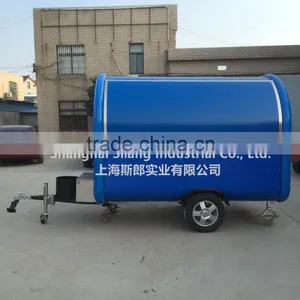 Blue 7.6*5.5ft Food Cart Beach Food Truck Hot Dog Hamburger Ice Cream Traction Cart By China's Largest Factory thumbnail-3